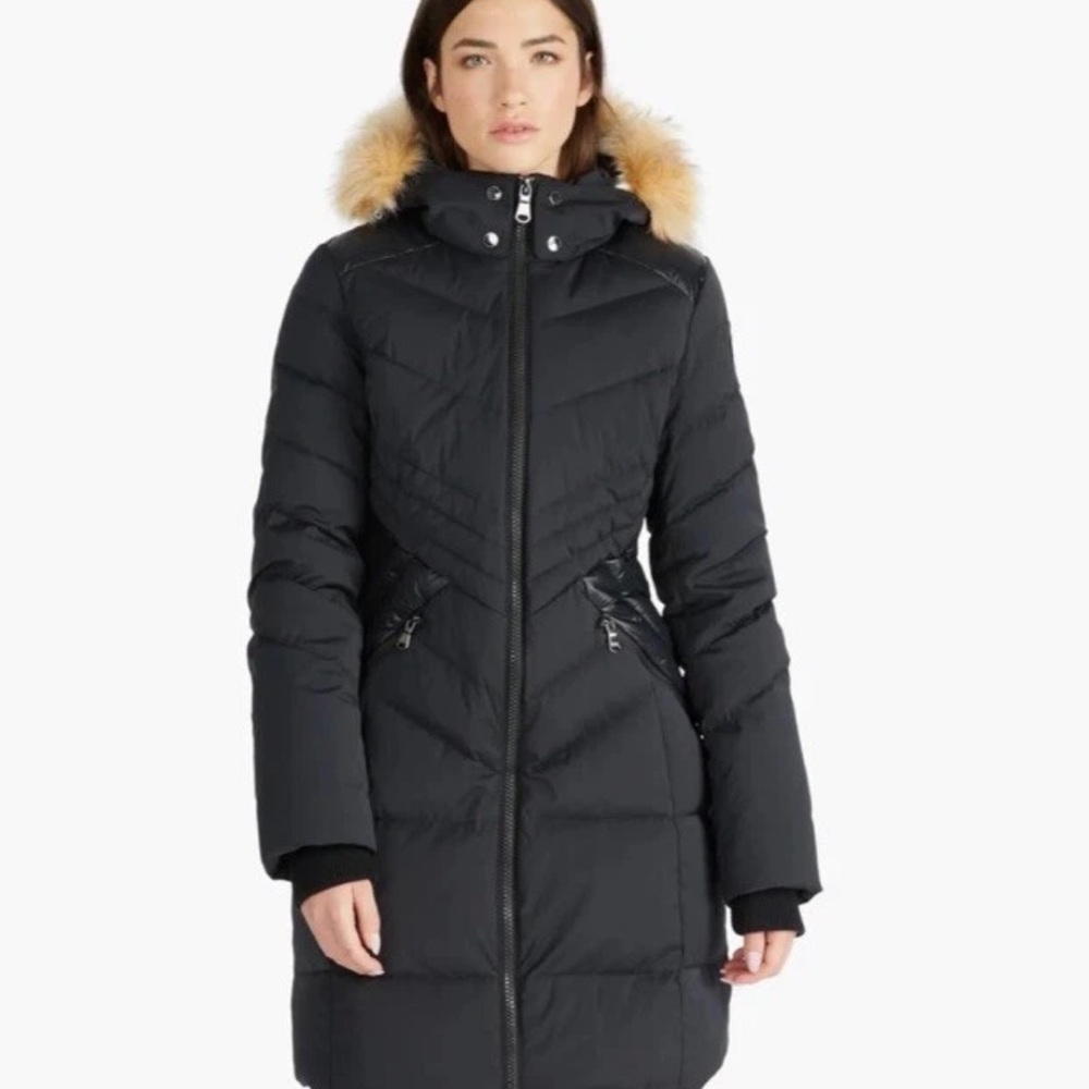 Pajar mixed media countess down parka women’s size small NWT